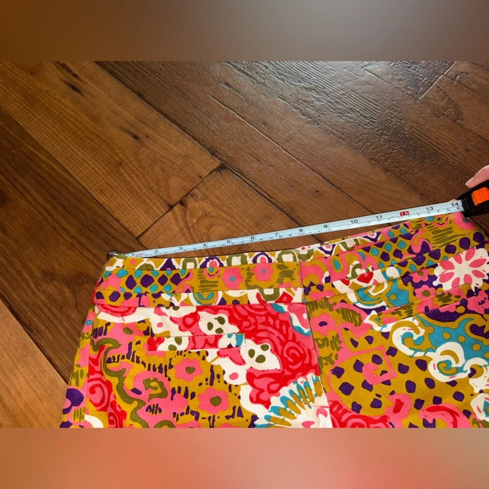 Pristine Jcrew Colorful Summer Printed Chino Shorts Size:2 - Picture 9 of 10